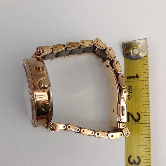 Michael Kors Parker Tortoise Acetate Watch - Picture 10 of 13